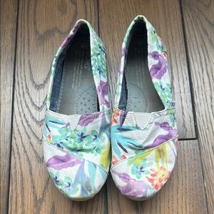 Floral Toms Shoes